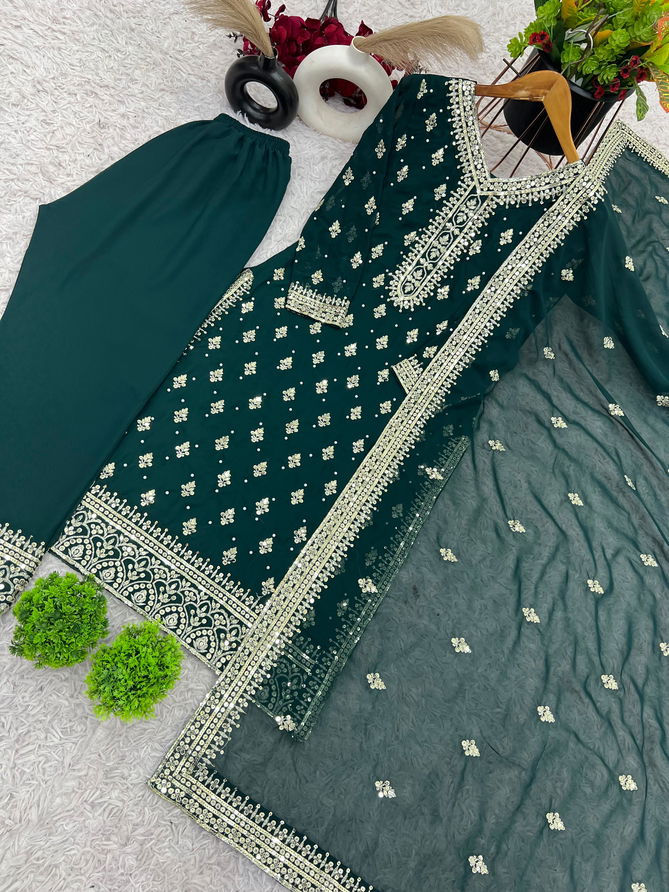 AK 5223 Georgette Embroidered Pakistani Suit Wholesale Suppliers In Mumbai